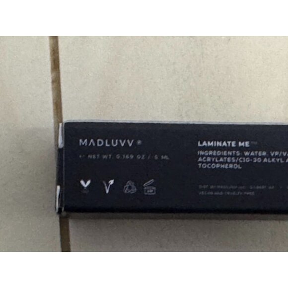 MADLUVV Laminate Me Clear Eyebrow Gel, Daily Use Medium Hold Lamination, Hypoall - Picture 1 of 6
